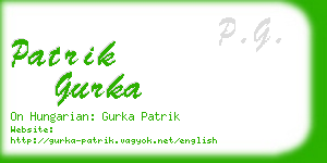 patrik gurka business card